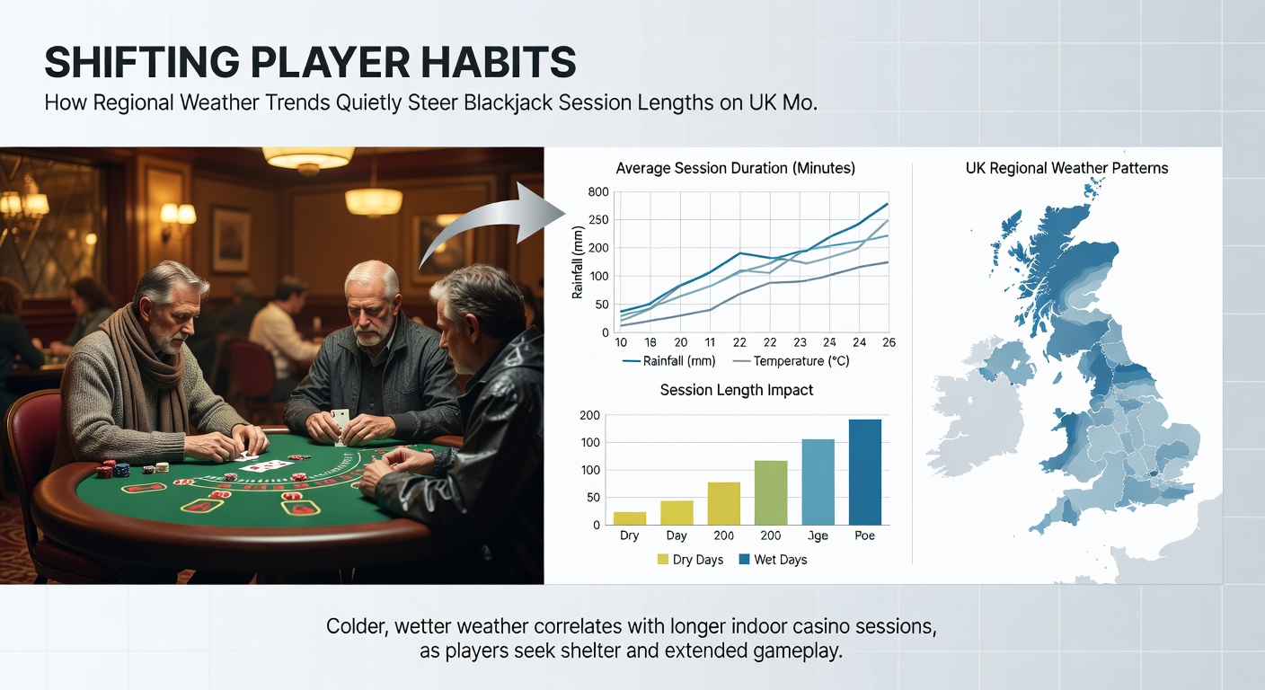 Mobile blackjack interface during typical UK weather variations affecting session duration
